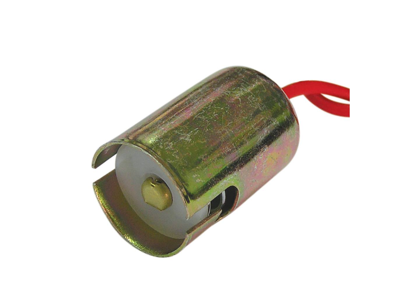 RBH012 BA15S bulb connector with straight cable exit